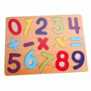 Đồ chơi gỗ bảng số và dấu d24a