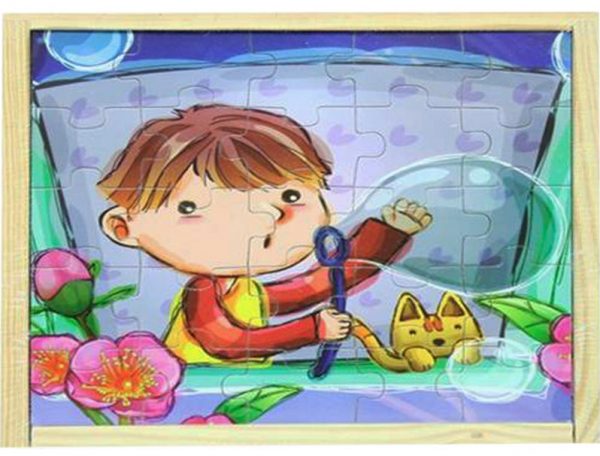 Đồ chơi gỗ bộ ráp hình bé trai hjd93928